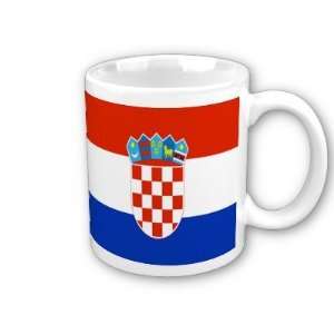  Croatia Flag Coffee Cup 