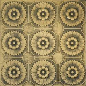 R36AB 20 X 20 Antique Brass Tin Looking Finish Texture Ceiling Tile 