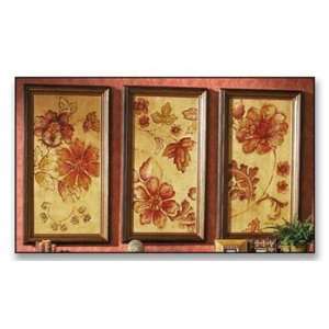  TEXTURED FLORAL WALL ART   FLORAL 1
