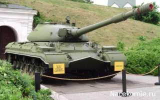 72 T 10 Soviet Heavy Tank model die cast & 45 magazine FABBRI 