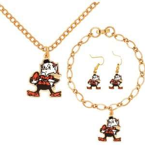  Wincraft Cleveland Browns Jewelry Gift Set Sports 