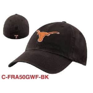 Texas Longhorns Franchise Fitted NCAA Cap (Small) Black