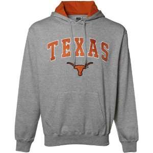  NCAA Texas Longhorns Gray Classic Twill Hoody Sweatshirt 
