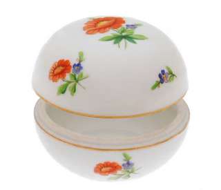 herend porcelain terus covered dish dated 1947