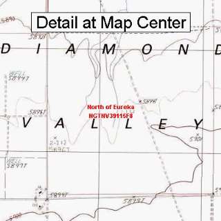  Map   North of Eureka, Nevada (Folded/Waterproof)