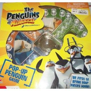 nickelodeon THE PENGUINS OF MADAGACAR POP UP PENGUIN GAME by CARDINALS 