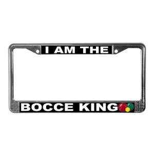 Bocce Sports License Plate Frame by 