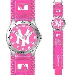  New York Yankees MLB Girls Future Star Series Watch (Pink 