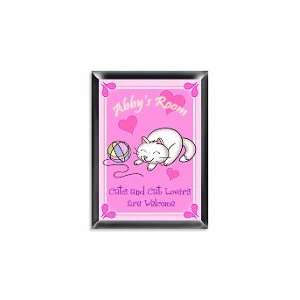  Personalized Kitten Room Sign 