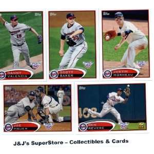  2012 Topps Opening Day Minnesota Twins Team Set  5 Cards 