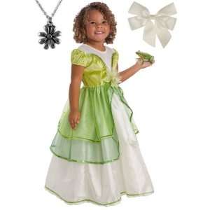  Lily Pad Princess Dress up Costume With Hair bow and 
