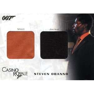 James Bond in Motion   Steven Obannos Shirt & Jacket Costume Card 