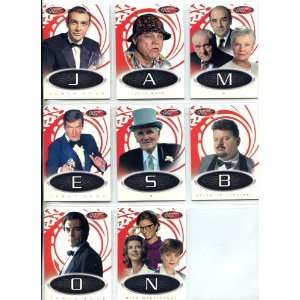  James Bond 40th Anniversary Trading Cards 8 Game Card Set 