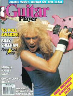 Guitar Player Magazine December 1986 Billy Sheehan  