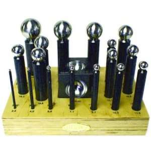   19pc Dapping Punches & Block Set Metal Forming Tools