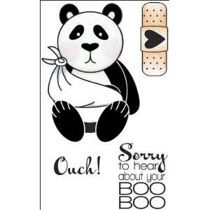 Unmounted Red Rubber Stamp Set, Boo Boo 