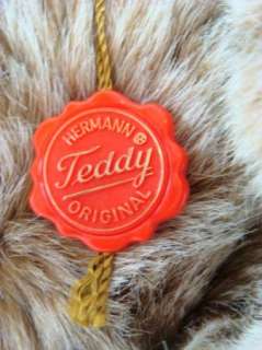 Vintage Hermann Original Teddy Bear Growler Jointed W/ Tags Made In 