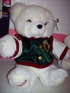 1998 Boy Team Santa Plush Teddy Bear  