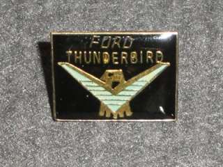 Ford Thunderbird T Bird Vtg 1980s Lapel Enamel Hat Pin Pinback Car 