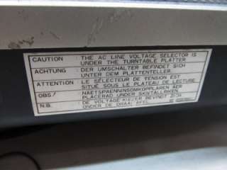 Technics Quartz SL 1200 MK2 Direct Drive Turntable  