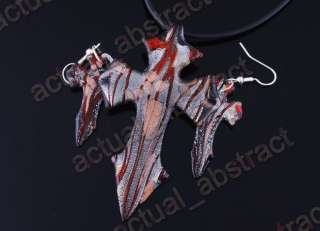 FREE12xlampwork Glass costume cross necklace SETS  