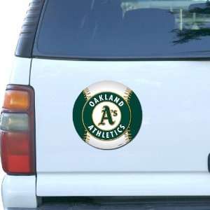  MLB Oakland Athletics 7 3/4 Baseball Team Logo Car Magnet 