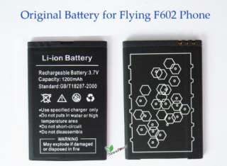 New Battery for Flying F602 Google Android 2.2 Smart Cell Phone WIFI 