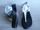 GOFFREDO FANTINI white stretch sandal CUTE 10 B