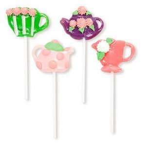Girly Tea Party Lollipops (1 dz) Grocery & Gourmet Food