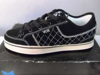 Vox Mens Eman Skater Shoe Black/White 11 M  
