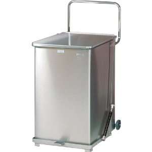  Rubbermaid Defenders 40 Gallon Stainless Steel Step Can 