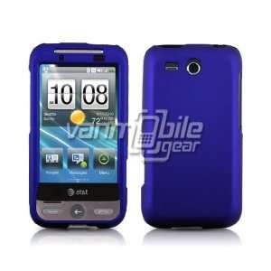    Blue Hard Rubberized Case for HTC Freestyle 