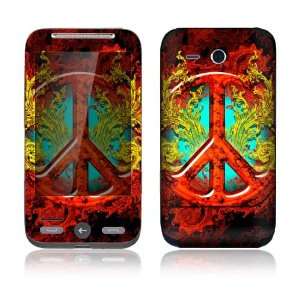  HTC Freestyle Decal Skin Sticker   Flaming Peace 