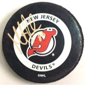  Martin Brodeur Autographed Hockey Puck