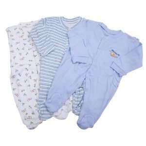Baby Patterned Long Sleeve Sleep Suits Boy, Girl and Unisex Options 
