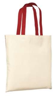 12 BLANK Canvas TOTE BAG Shopping crafts U PICK COLOR  