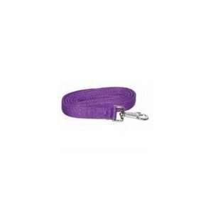  Gatsby Leather Nylon Lead With Snap Purple
