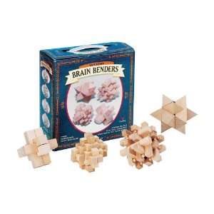  Brain Benders Wooden Puzzles Toys & Games