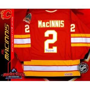  Al MacInnis Calgary Flames Red CCM Replica Jersey   NHL 