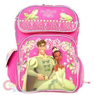 Disney The Princess Tiana and the Frog Prince School Backpack   16 