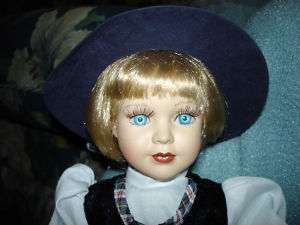  Maiden Porcelain Doll, Stunning Blue Eyes ; )   