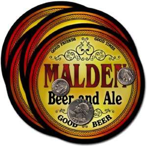  Malden, MA Beer & Ale Coasters   4pk 