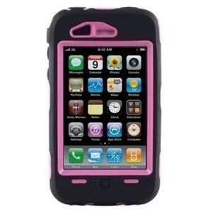For Otterbox iPhone 3Gs Hard Case BLACK PINK Defender  