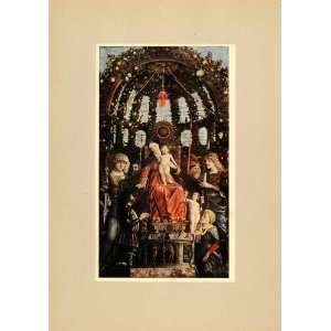   Mantegna Mary Child Christ   Orig. Tipped in Print