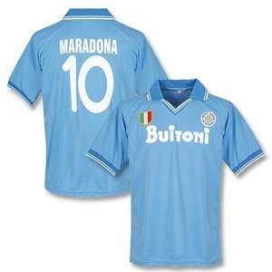 1987 Napoli Home Replica Jersey + Maradona 10 (South American Import)