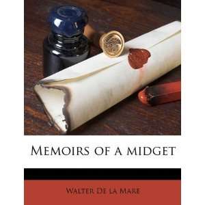  Memoirs of a midget [Paperback] Walter De la Mare Books