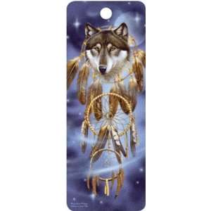    Wolf Dreamcatcher 3 D Bookmark with Tassel