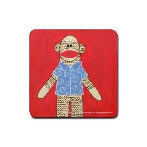   Girl Rubber Coaster Set (set of 4) by Brenda Young