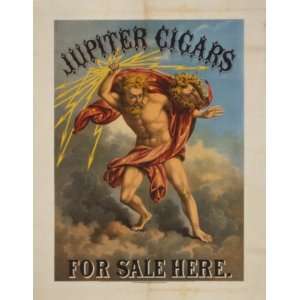   poster Jupiter cigars for sale here / lith. of F.