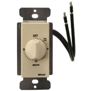  Woods 59728 Manual Wall Switch Timer, Ivory, 30 Minute 